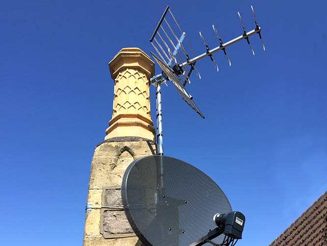 Cheddar Wells TV Satellite Installation